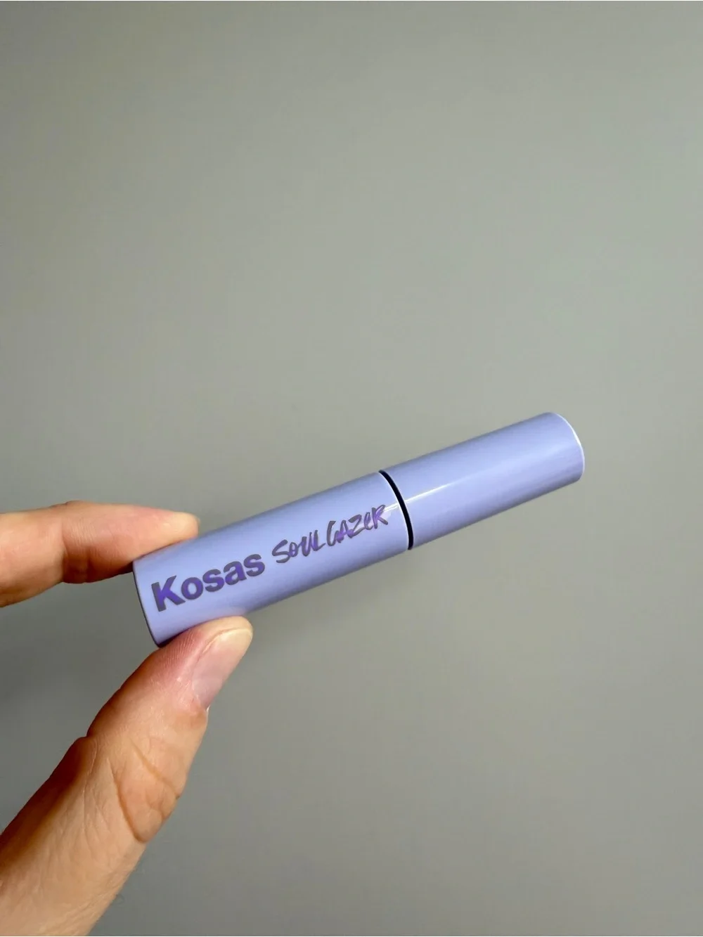 Kosas Soul Gazer lengthening lifting peptide black lash mascara in Noir Intense